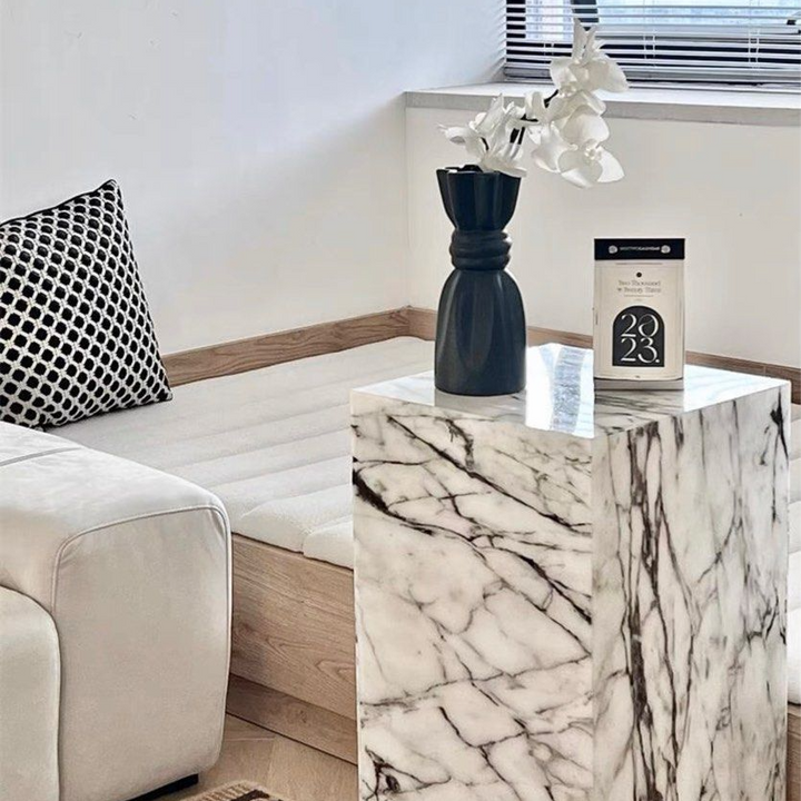 DOMINIC Modern Marble Side Table