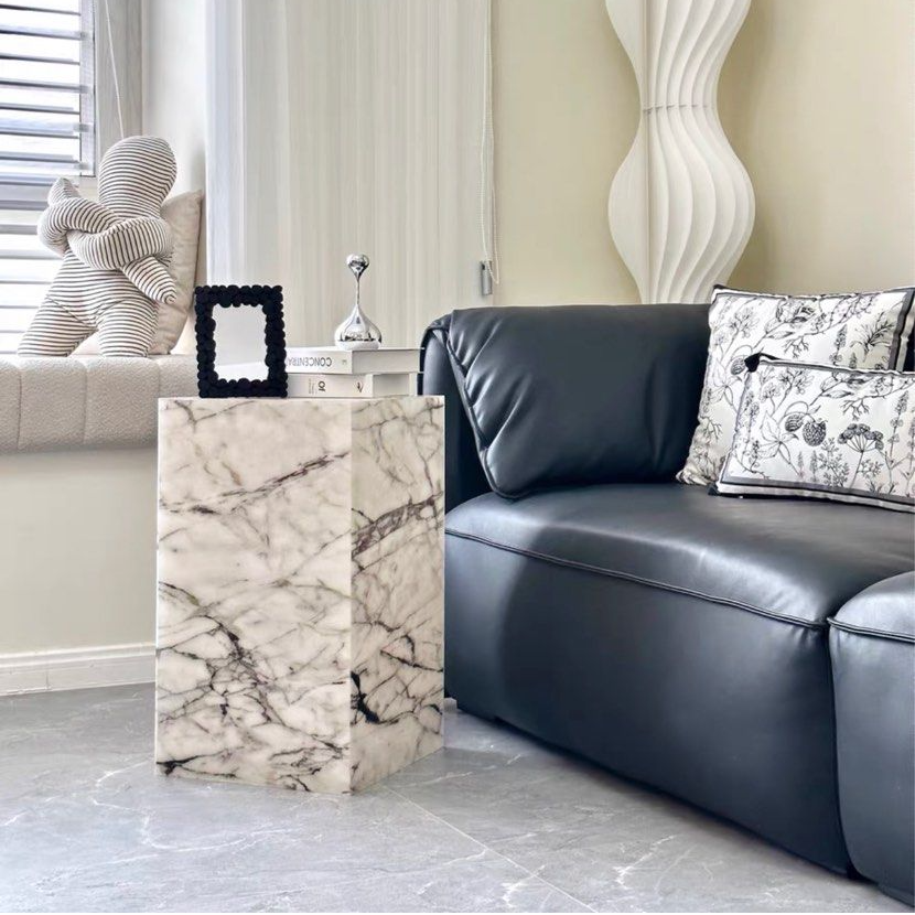 DOMINIC Modern Marble Side Table