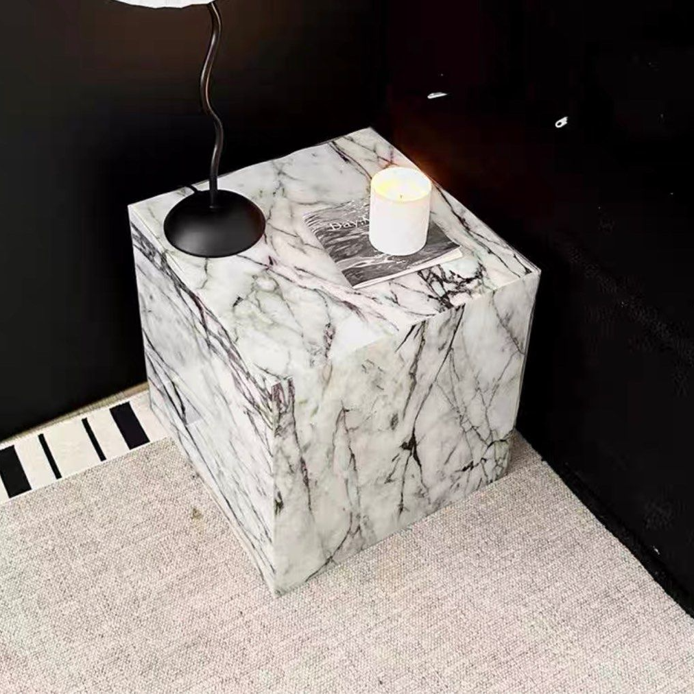 DOMINIC Modern Marble Side Table