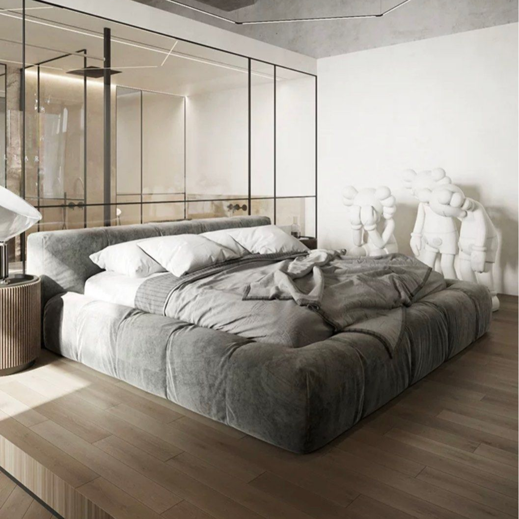 LARADO Modern Velvet Bedframe