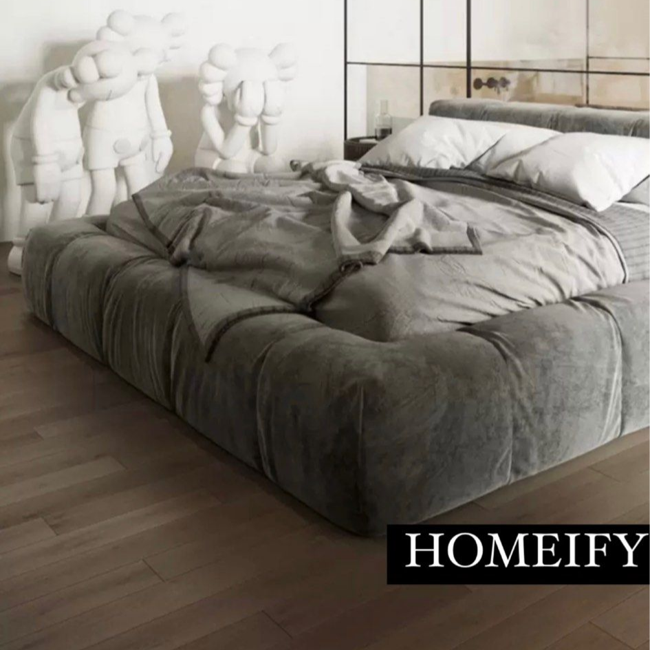 LARADO Modern Velvet Bedframe