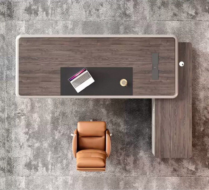 LAROIE Modern L Shaped Office Table