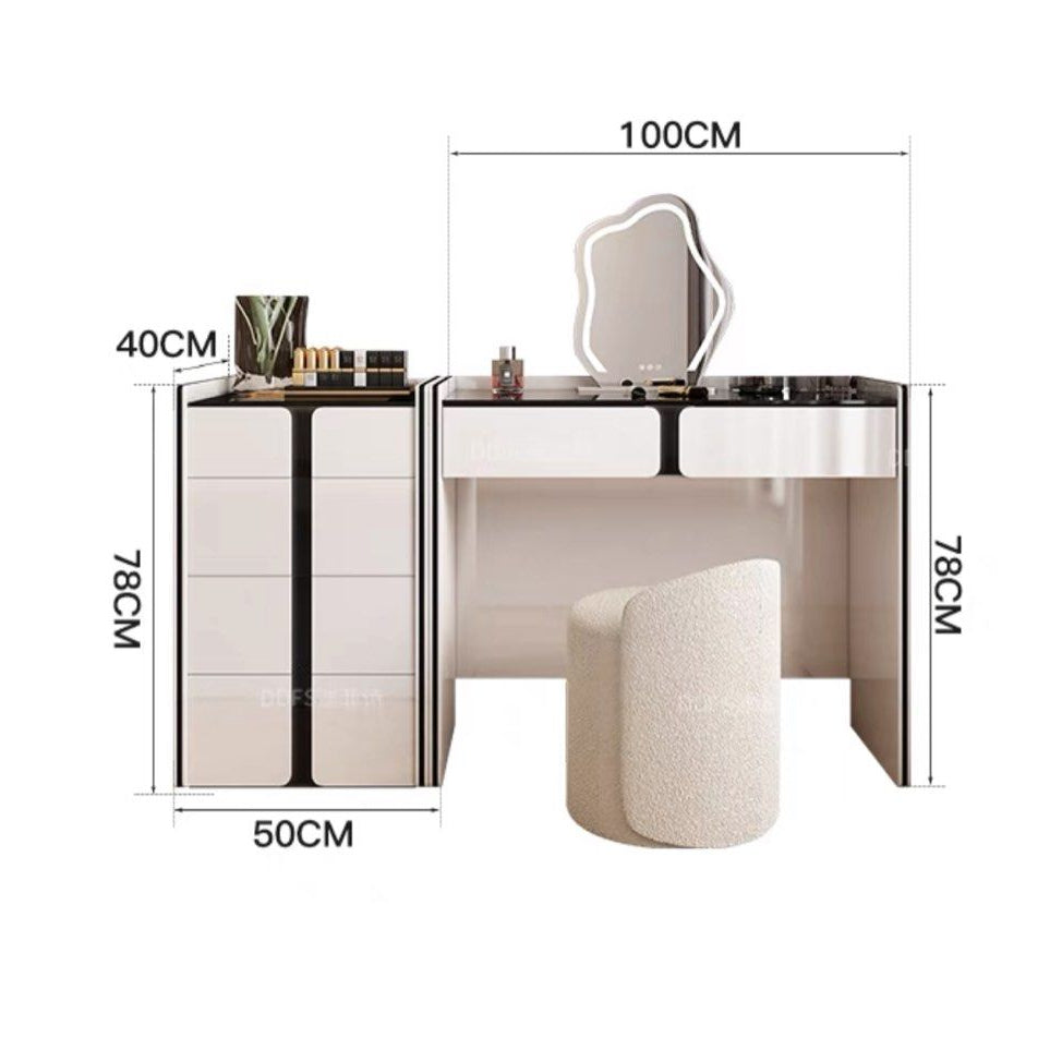 LATHAGA Modern Vanity Table