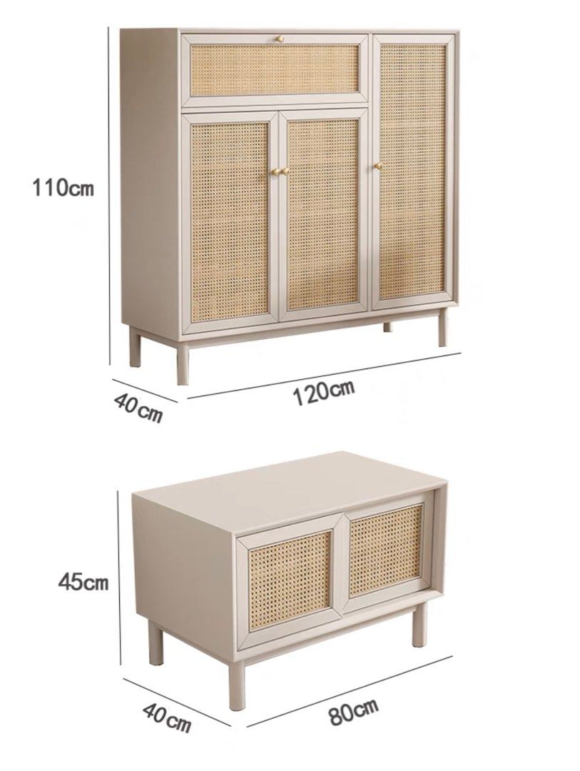 LEISSE Scandinavian Shoe Cabinet