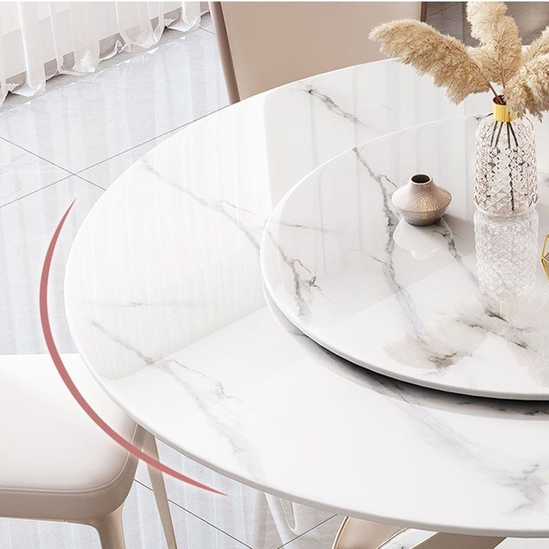 VALDEZ Modern Sintered Stone Round Dining Table