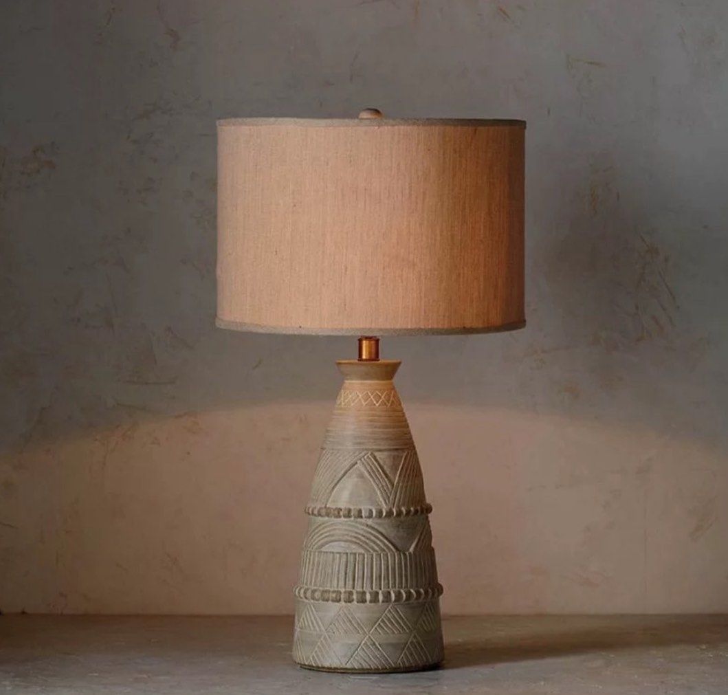 LEOA Antique Table & Floor Lamp