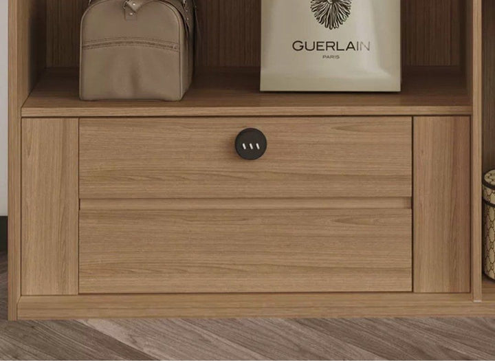 MARCELLUS Modern Walnut Wardrobe