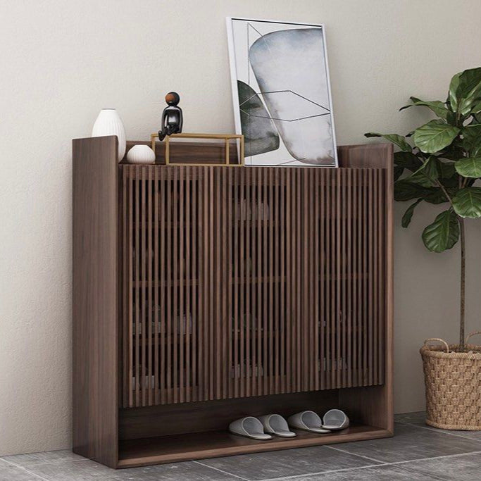 LESOE Walnut Shoe Cabinet