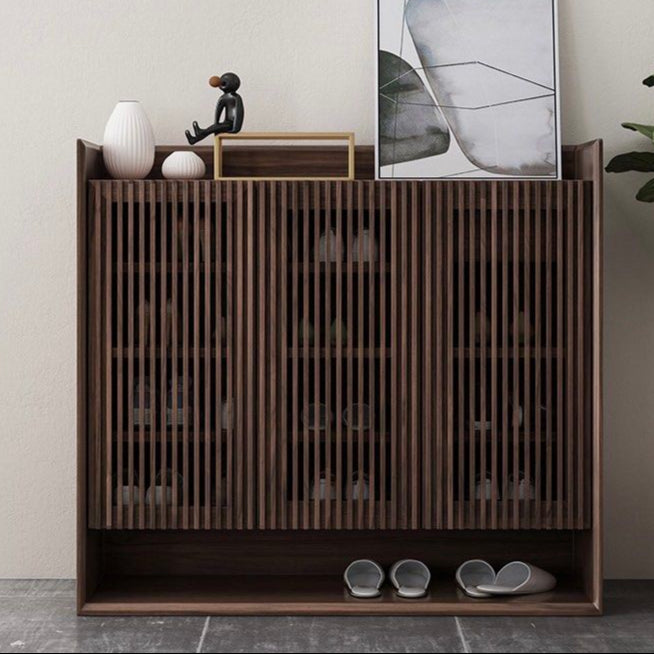 LESOE Walnut Shoe Cabinet