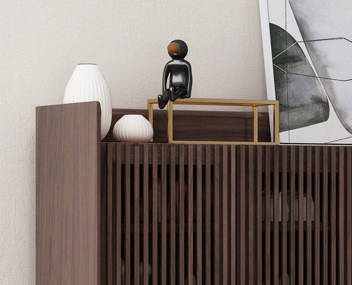 LESOE Walnut Shoe Cabinet