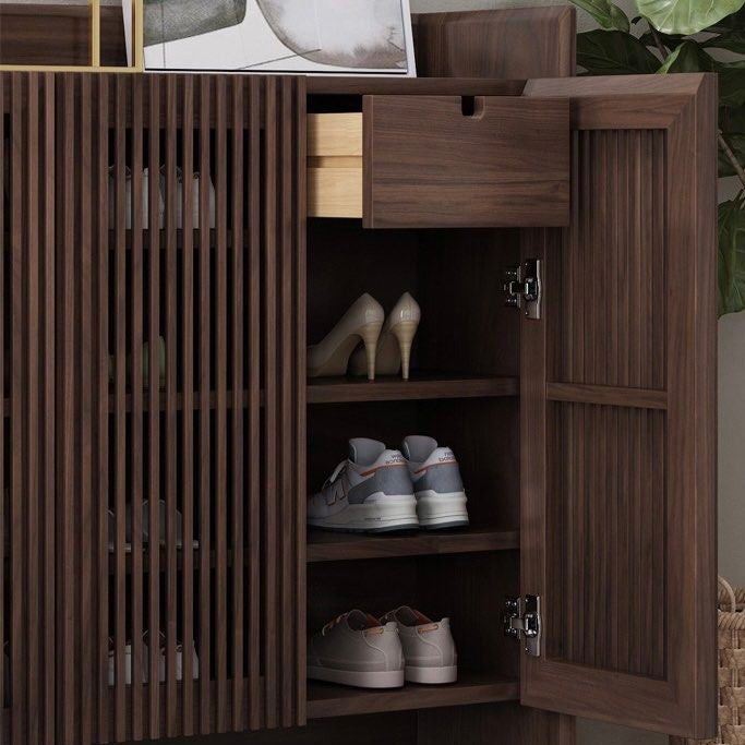 LESOE Walnut Shoe Cabinet