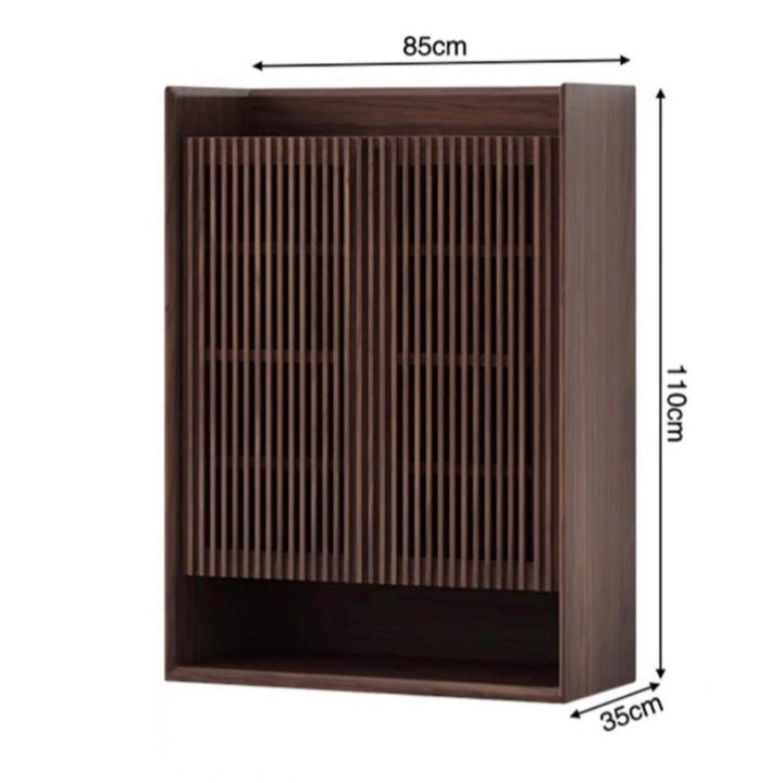 LESOE Walnut Shoe Cabinet