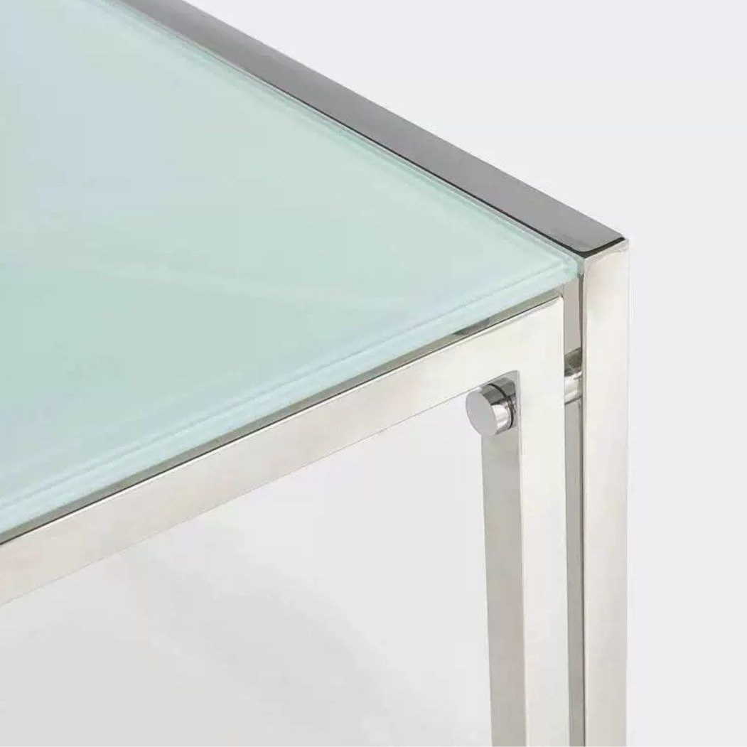 HANEY Minimalist Glass Dining Table