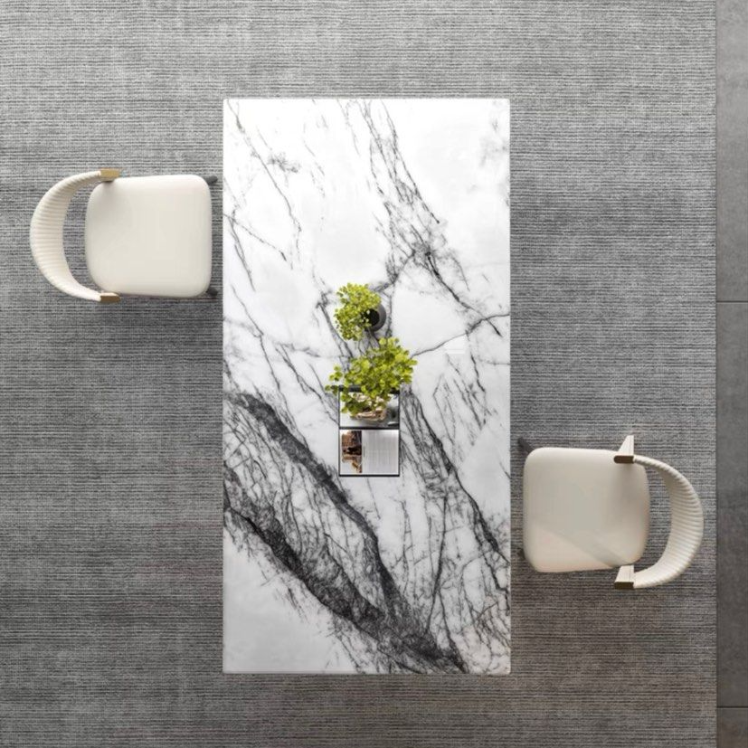 JAMIE Modern Natural Marble Dining Table