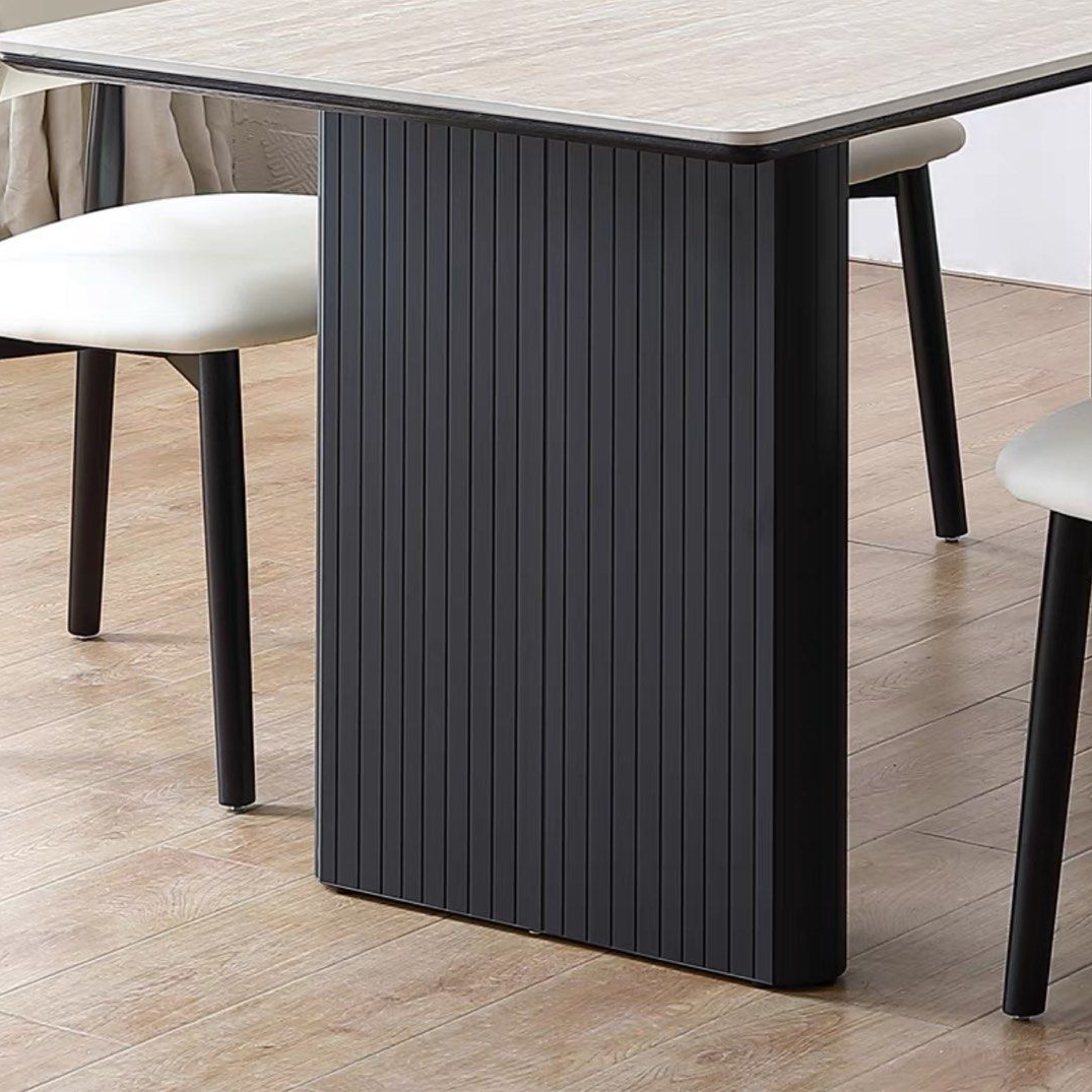 DUPONT Modern Travertine Dining Table
