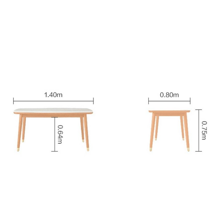 AVILA White Marble Dining Table