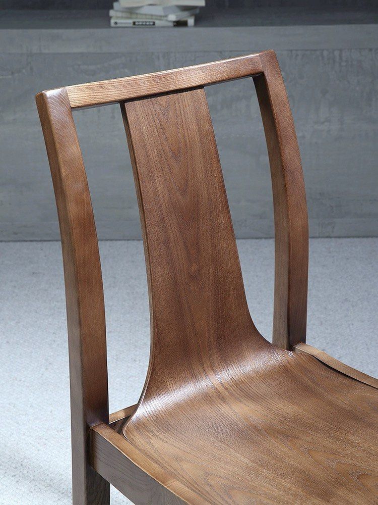 LAUFEYSON Rustic Solid Wood Dining Chair