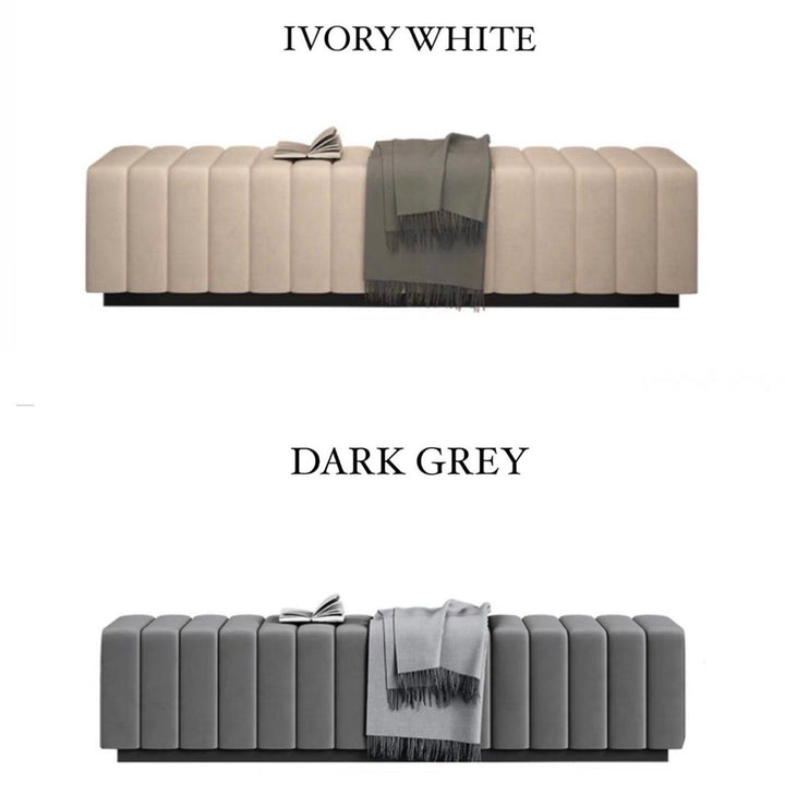 GLENN Modern Velvet Bench