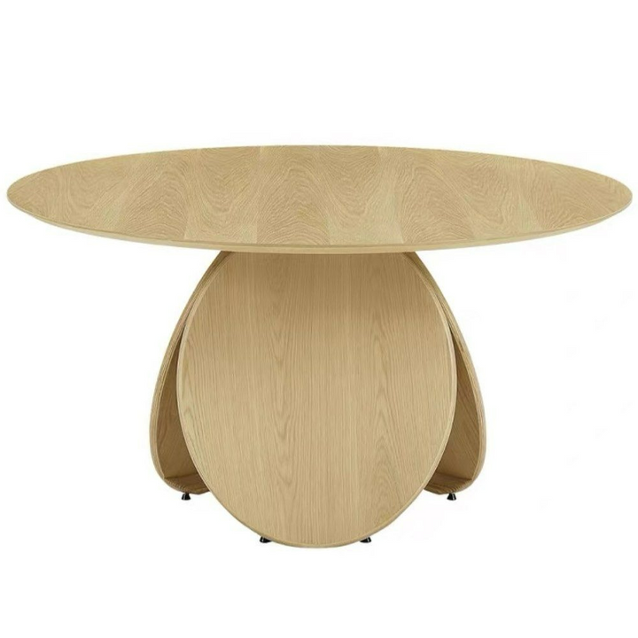 RODON Japandi Solid Wood Round Dining Table