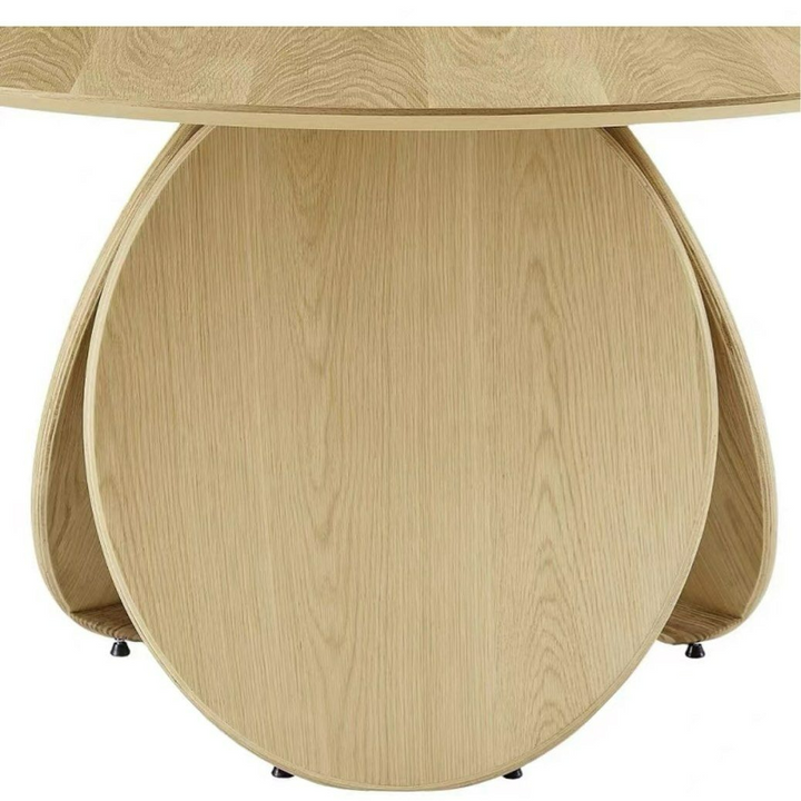 RODON Japandi Solid Wood Round Dining Table
