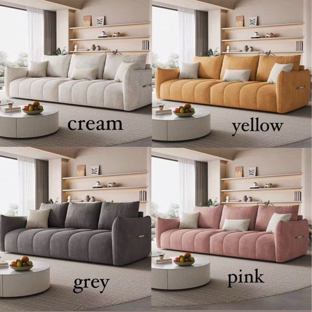VESENIA Modern Velvet Sofa