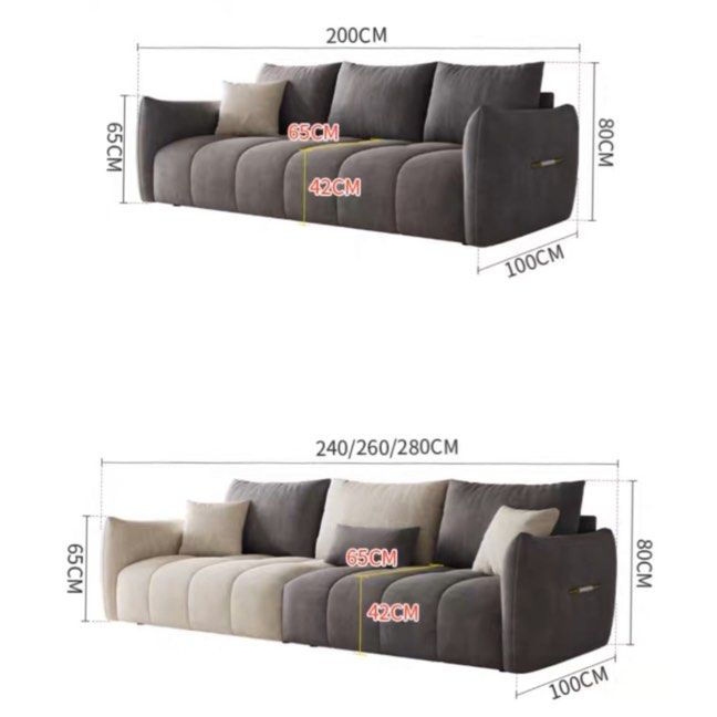 VESENIA Modern Velvet Sofa