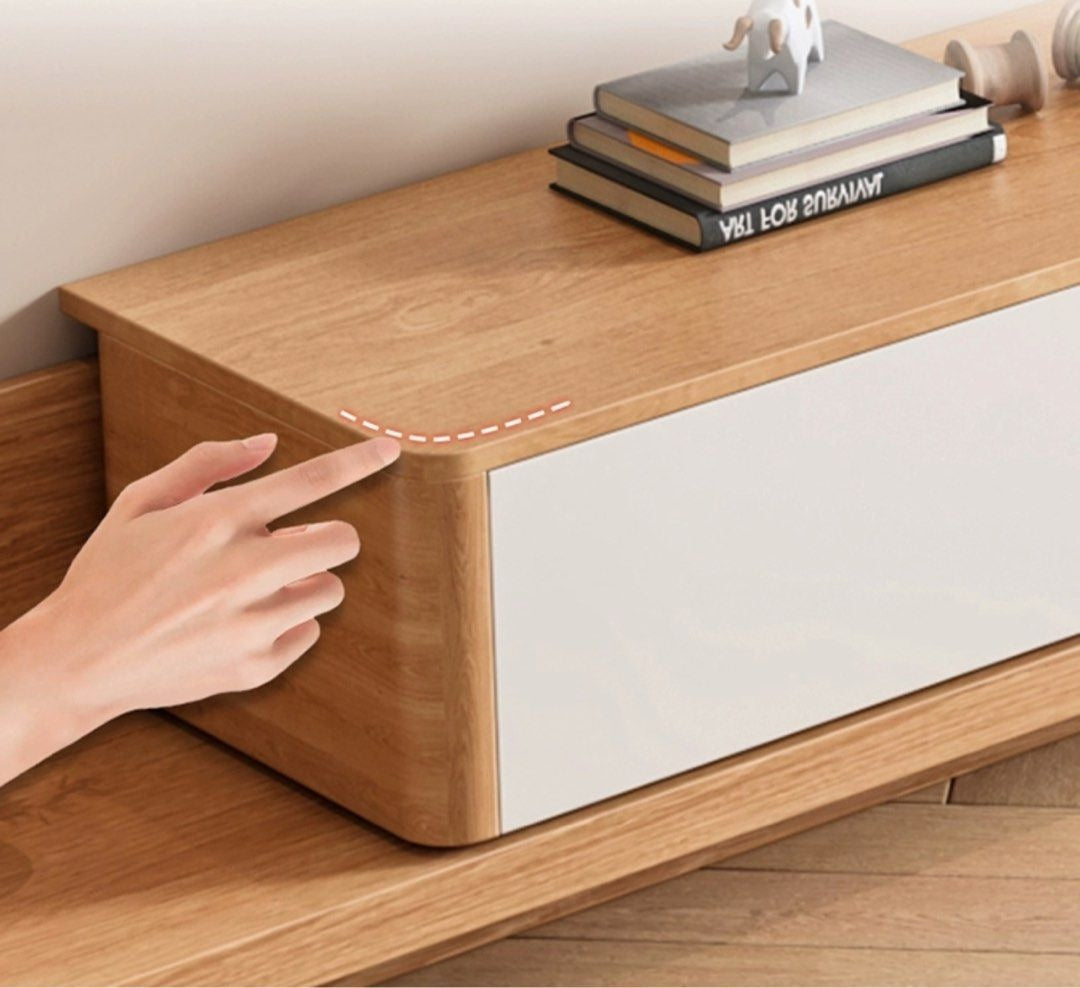 FUMIKO Japandi Extendable TV Console & Coffee Table