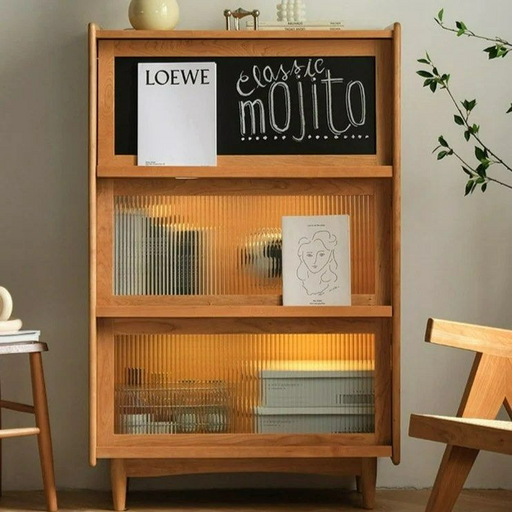 ELEGANTE Wood Bookcase & Cabinet