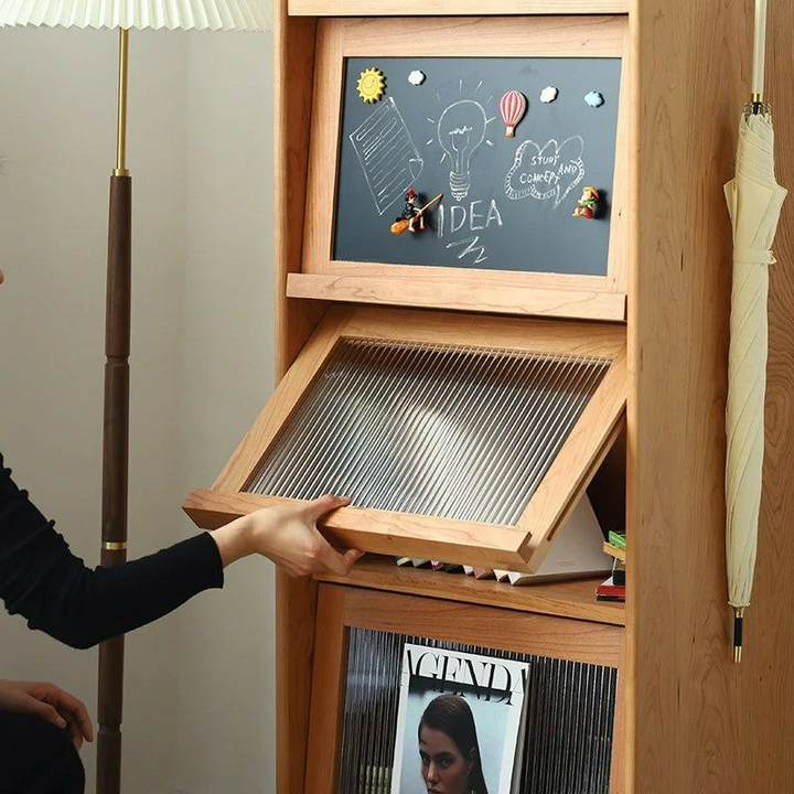 ELEGANTE Wood Bookcase & Cabinet