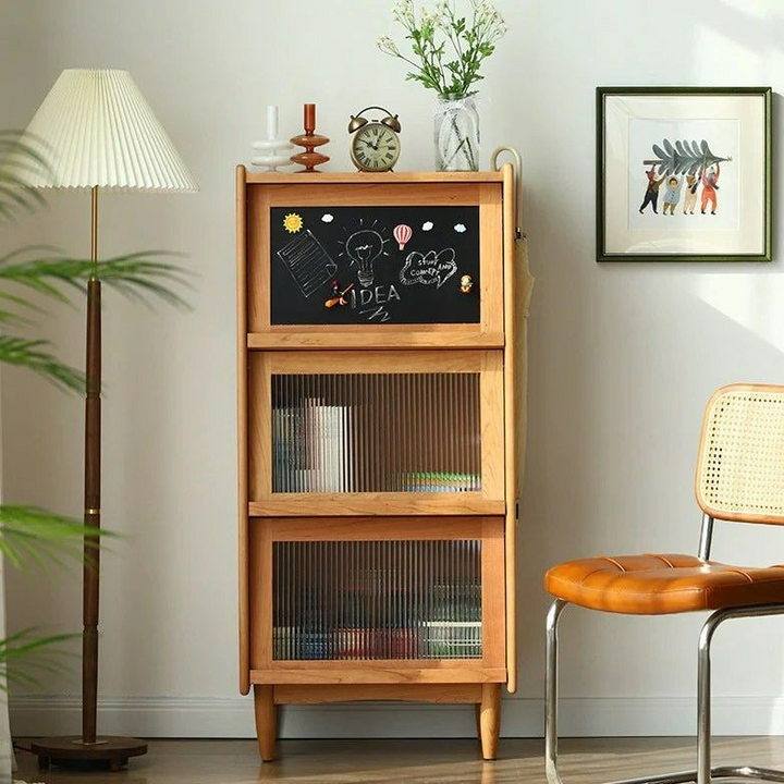 ELEGANTE Wood Bookcase & Cabinet