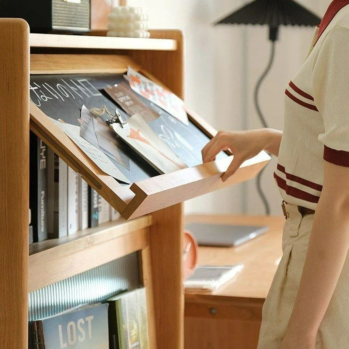ELEGANTE Wood Bookcase & Cabinet