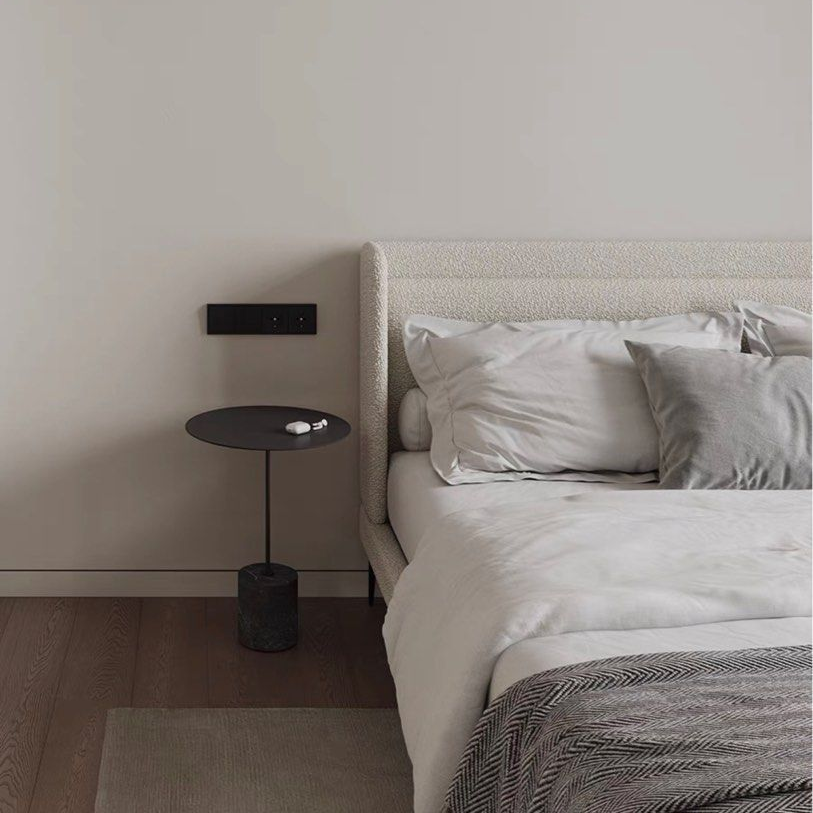 LOZAN Modern Boucle Bedframe