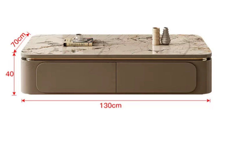 VORAK Modern Sintered Stone TV Console