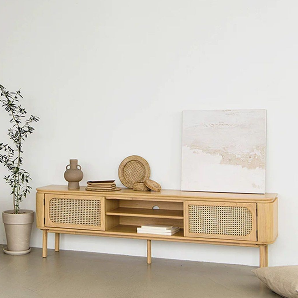 GARAN Rustic Solid Wood TV Console