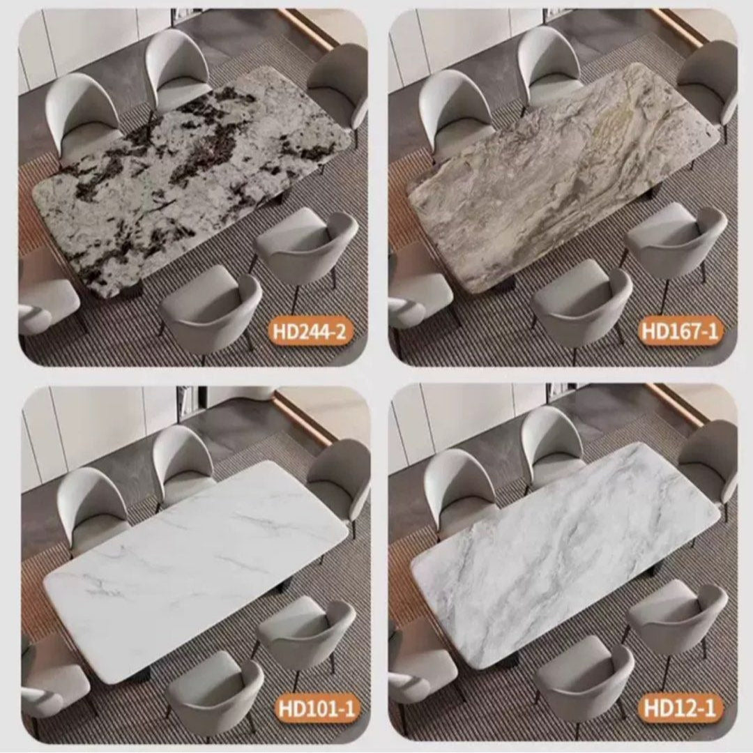 HUGHES Modern Marble Dining Table