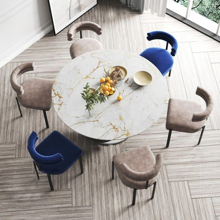 KEET Velvet Upholstered Chair (Set of 2)