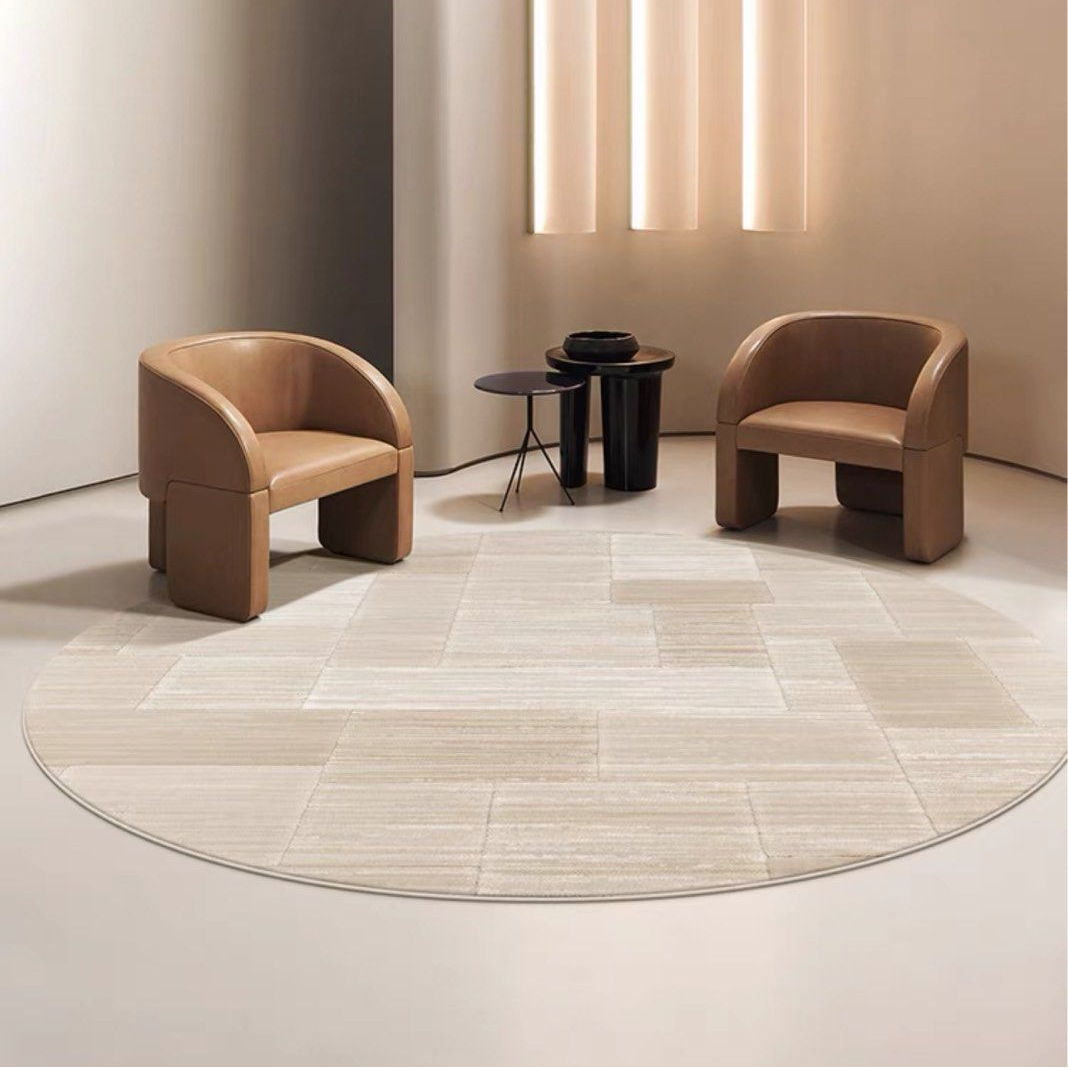 SCHRADER Modern Round Rug