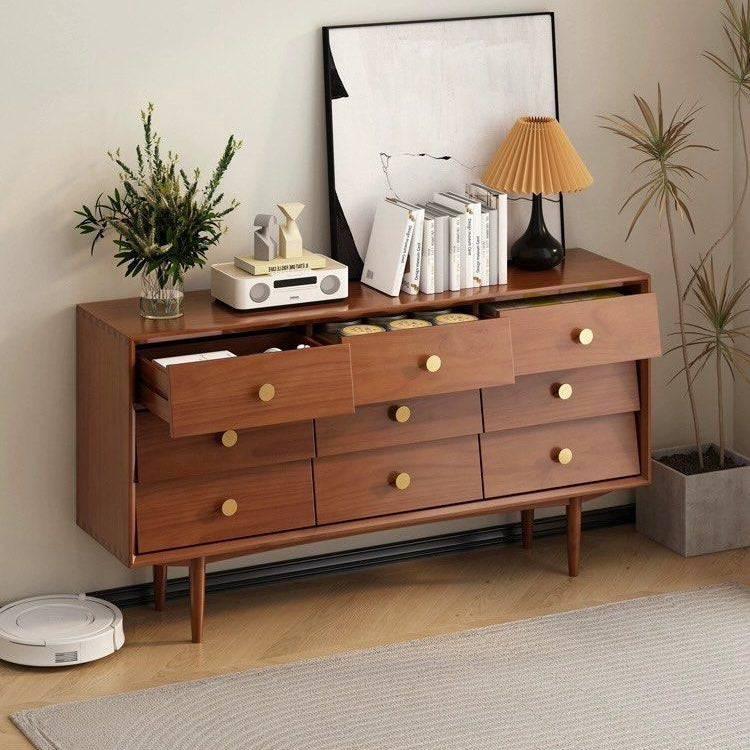 ANTONIO Mid-Century Solid Wood Sideboard