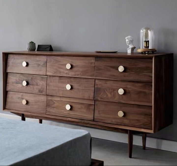 ANTONIO Mid-Century Solid Wood Sideboard