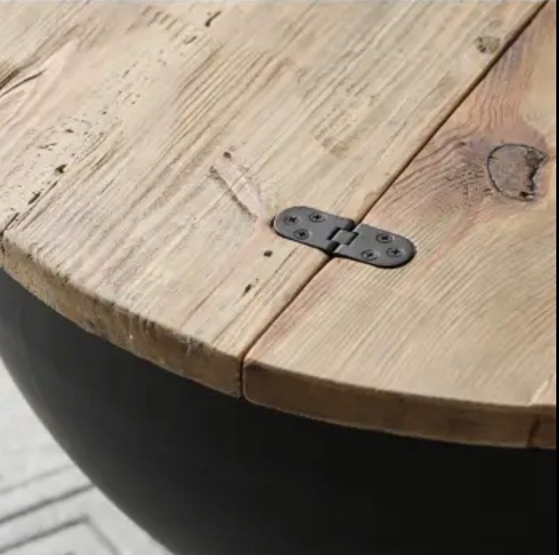 LEBLANC Rustic Solid Wood Coffee Table