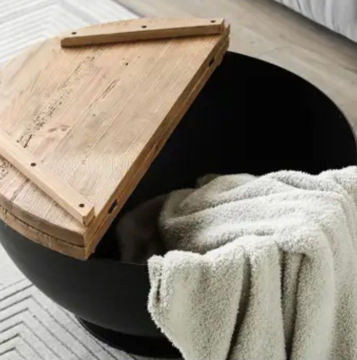 LEBLANC Rustic Solid Wood Coffee Table