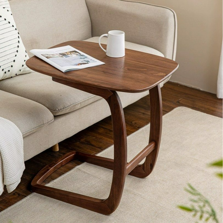 IRULAN Modern Solid Wood Side Table