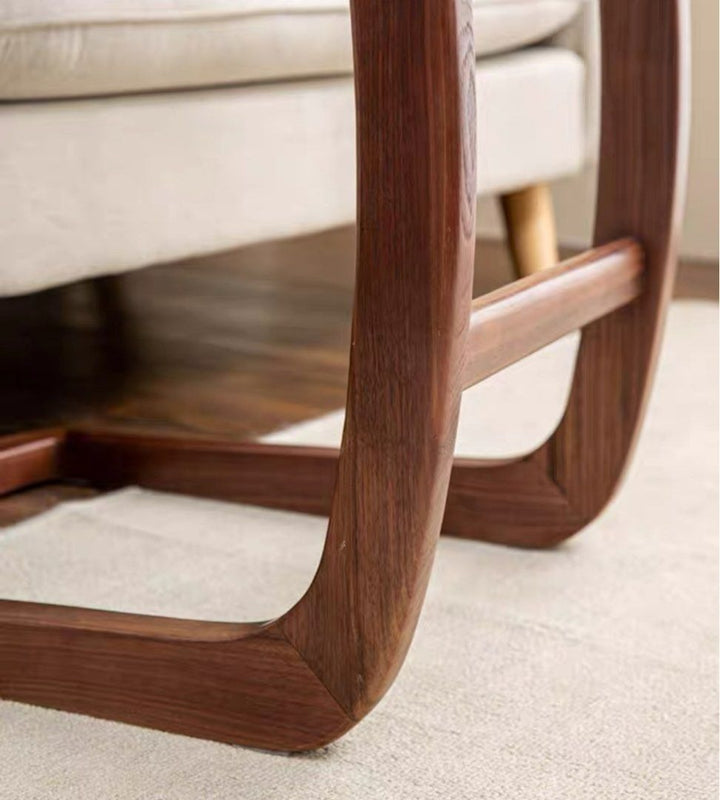 IRULAN Modern Solid Wood Side Table