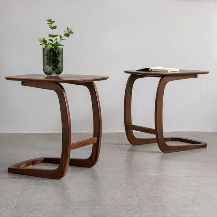 IRULAN Modern Solid Wood Side Table