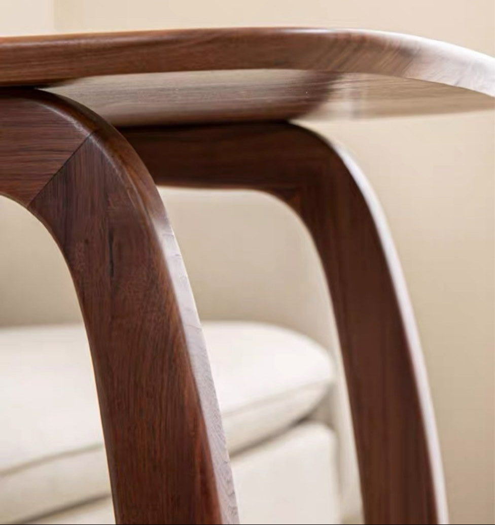 IRULAN Modern Solid Wood Side Table