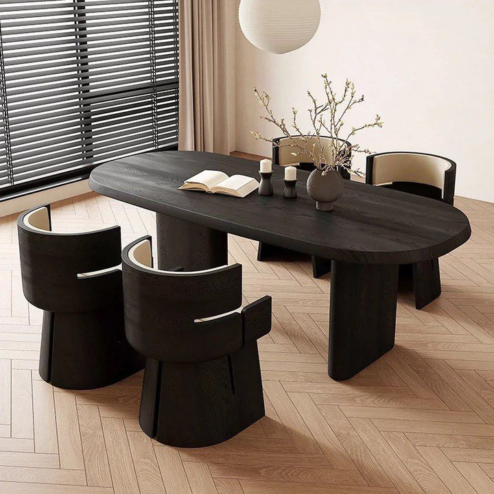 MAELIN Modern Solid Wood Dining Table