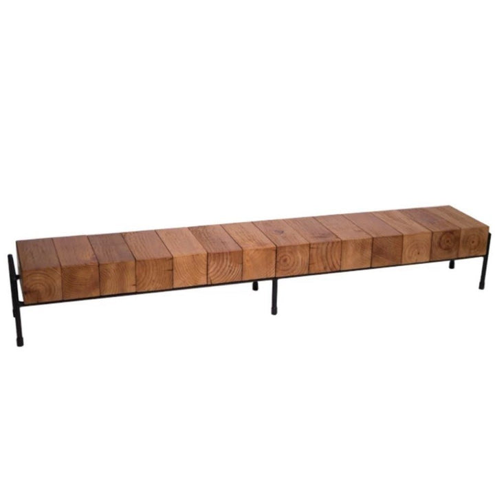 ZANDEL Rustic Solid Wood TV Console