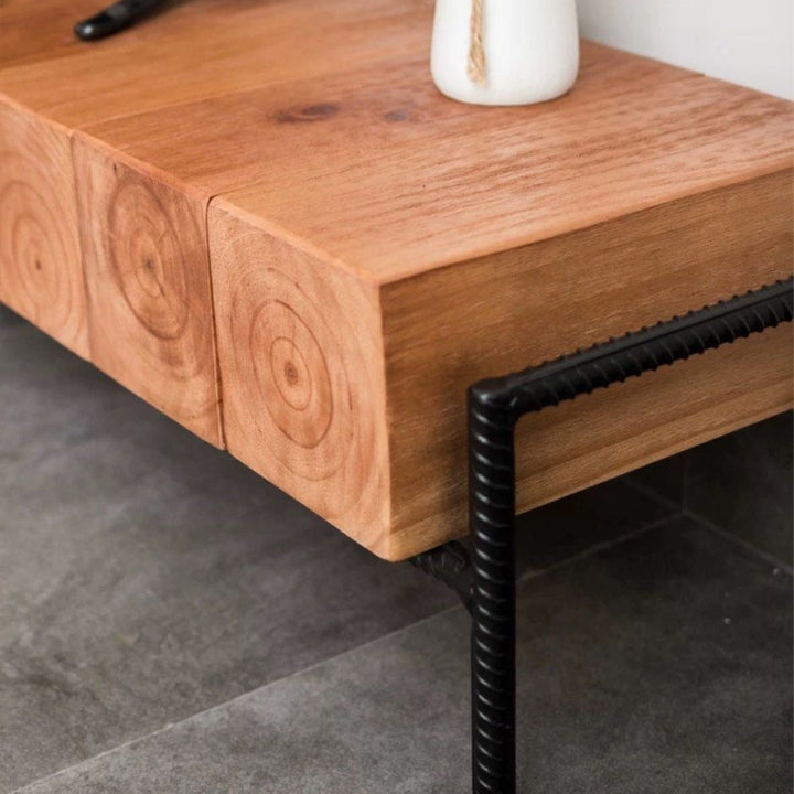 ZANDEL Rustic Solid Wood TV Console