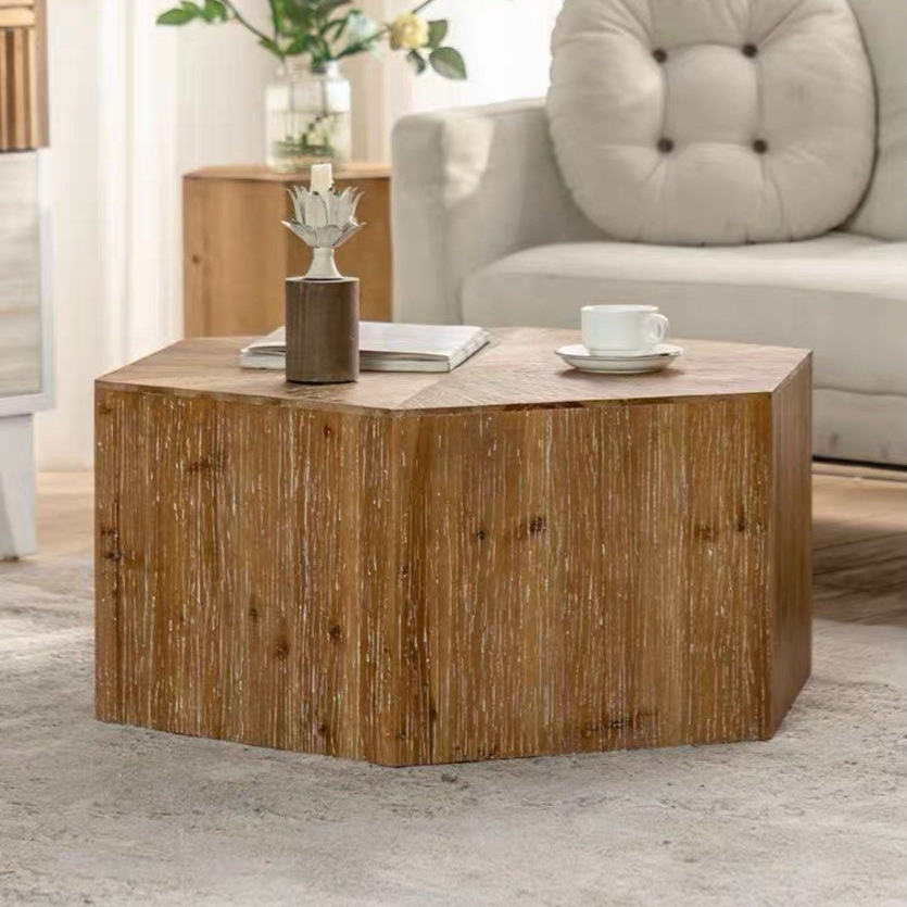 SETH Rustic Solid Wood Coffee Tables