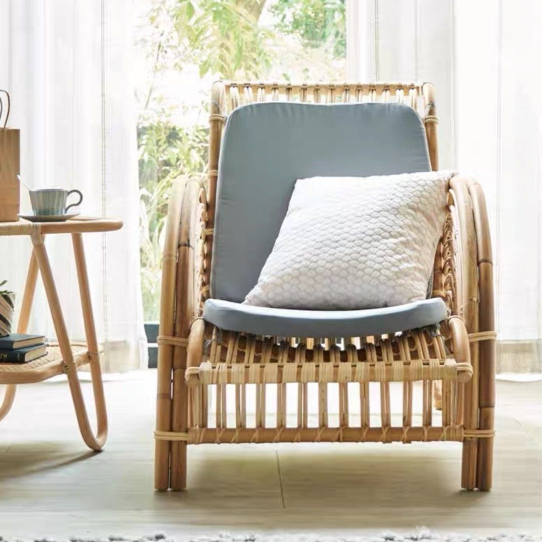 KAI Retro Rattan Lounge Chair
